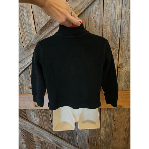Polo size 2T black red 1/4 zip pullover knit sweater warm preppy boys winter - Picture 3 of 7
